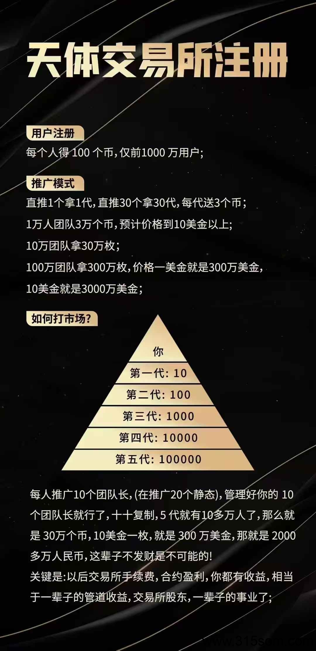 天体注册免费领取100天体（上线币价1-3美金）