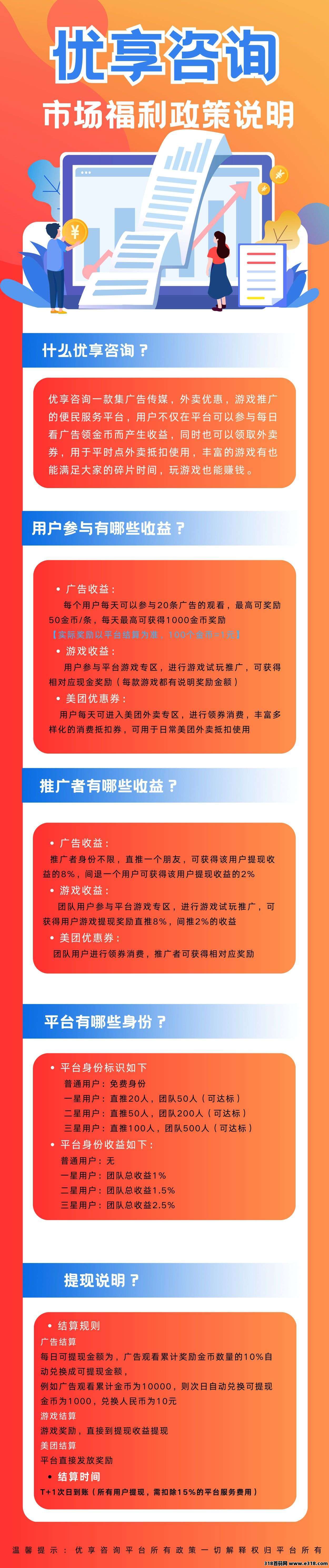 优享咨询首码，零撸广告赚，不养机收益高，最新模式