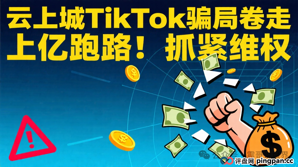 云上城TikTok骗局卷走上亿跑路!抓紧维权 云上城TikTok骗局卷走上亿跑路!抓紧维权