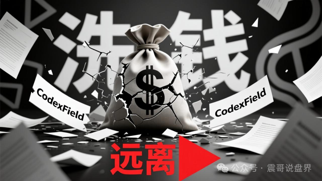 CodexField资金盘骗局,操盘团队之前干洗钱的,看见远离